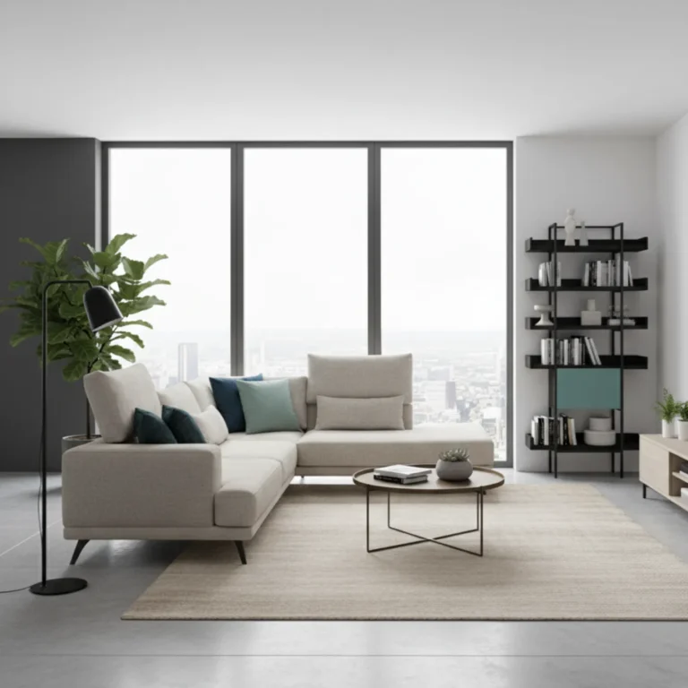 Space γωνιακός καναπές